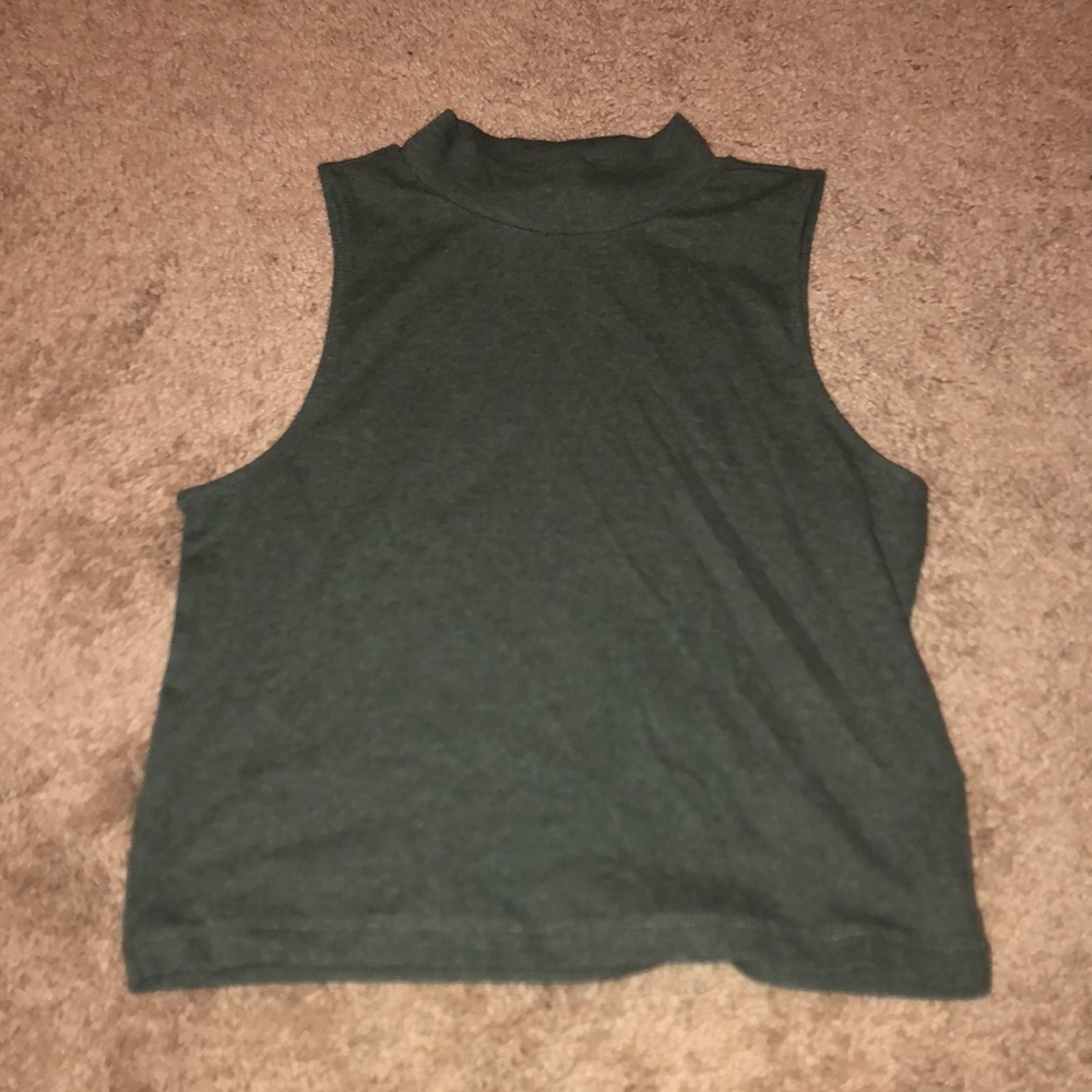 High neck crop top